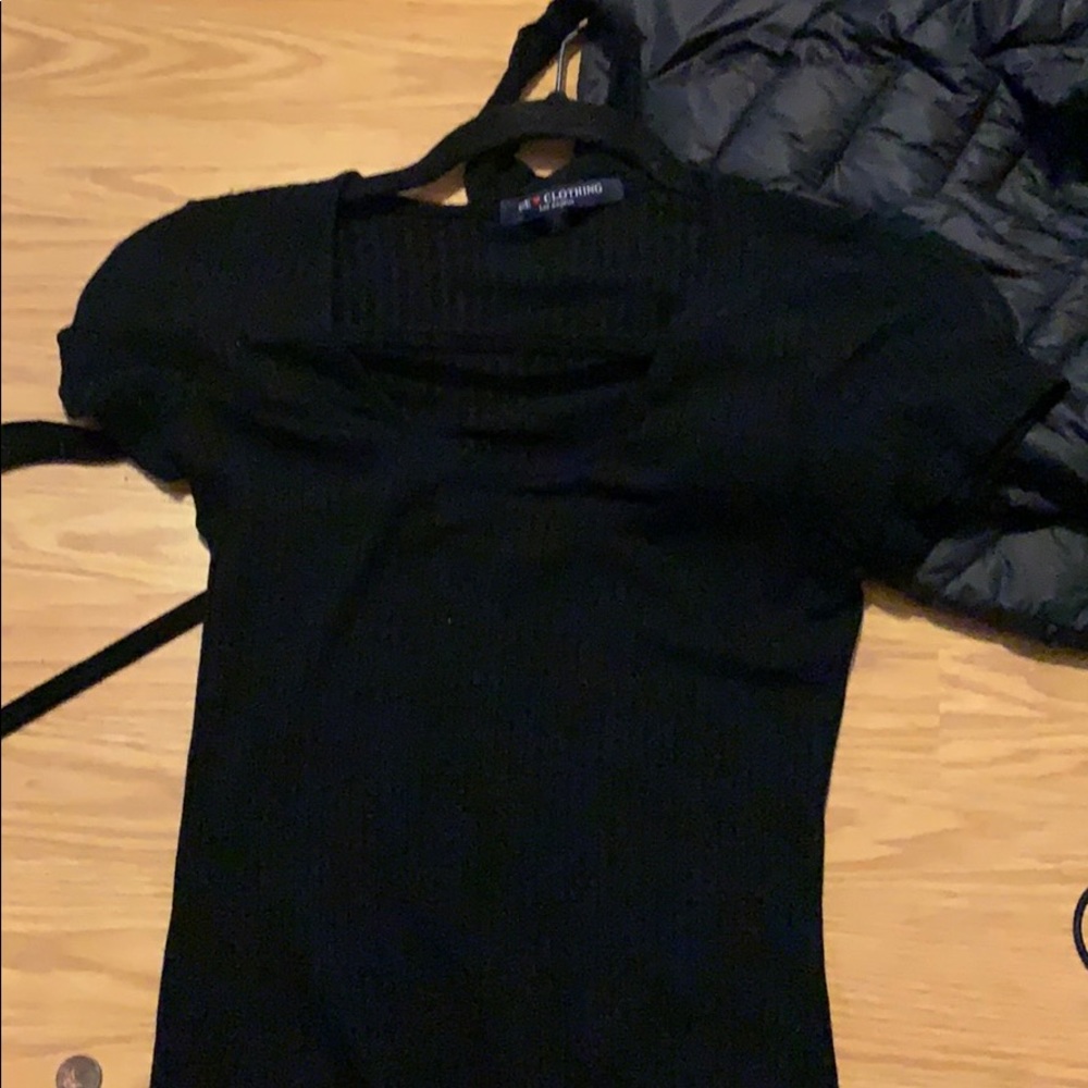 bodycon black dress